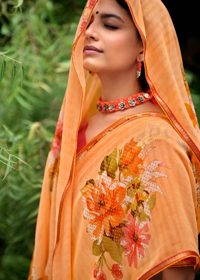 Kashvi Naina Casual Wear Georgette Designer Fancy Saree Collection